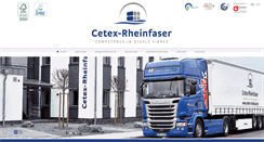 Desktop Screenshot of cetex-rheinfaser.de